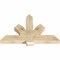 Ekena Millwork Redmond Rough Sawn Timber Gable Bracket, Douglas Fir, 48"W x 32"H x 4"D x 6"F, 16/12 Pitch GBW048X32X0406RED00RDF - alternate 5